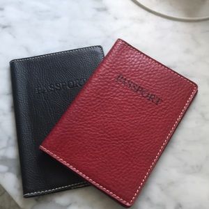 Leather passport holders